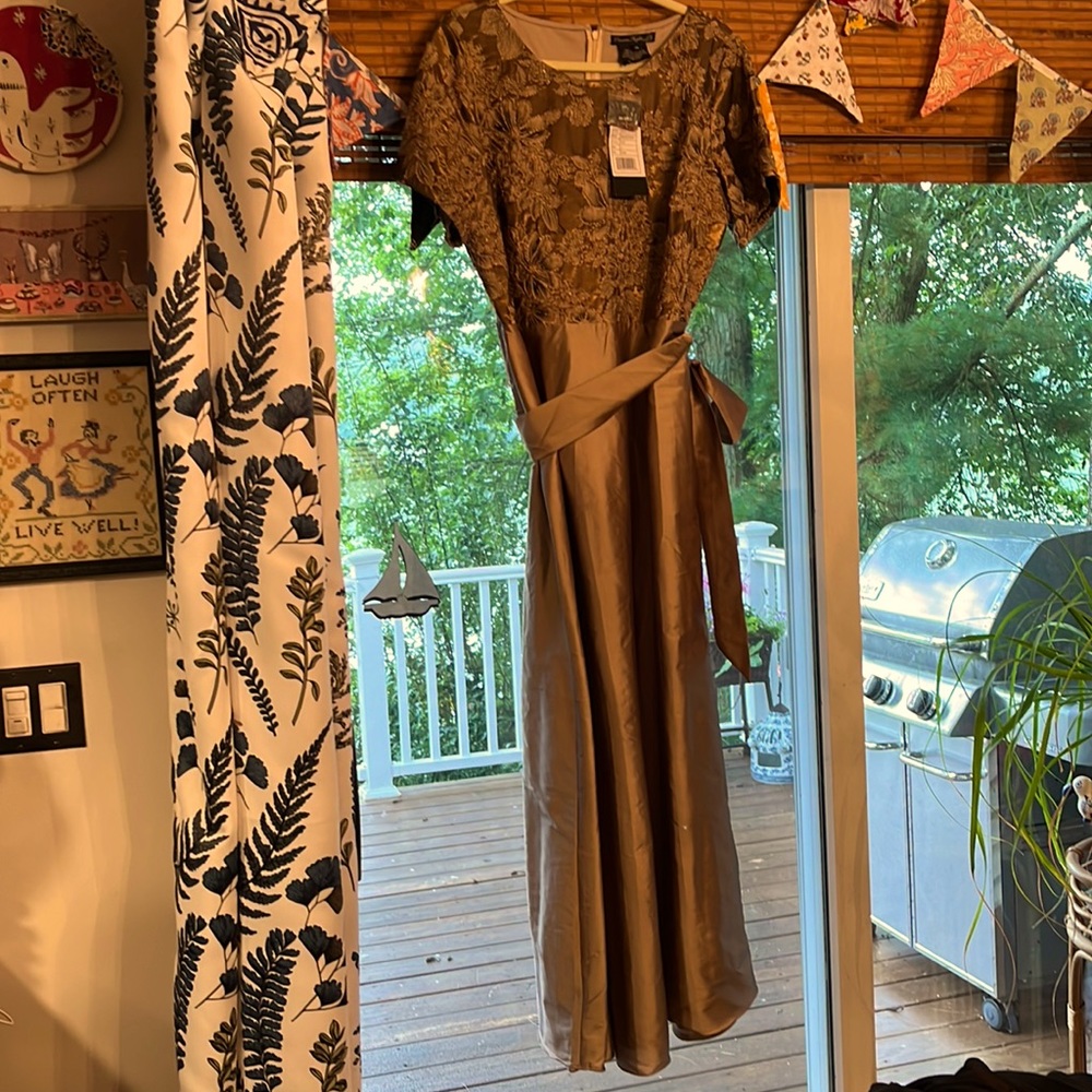 Beautiful mother of the bride gown. Never worn. With tags!